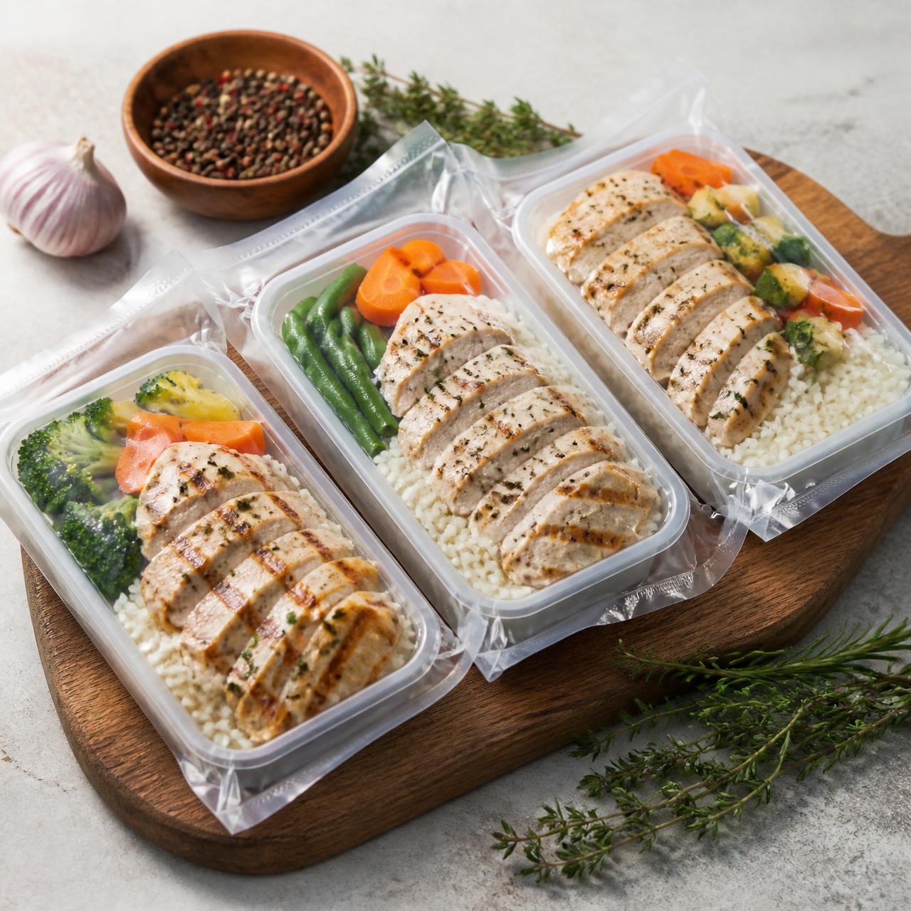 Comida empacada al vacĂo